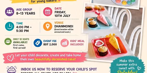 Kid\u2019s Cake Decoration Workshop with Prinkles