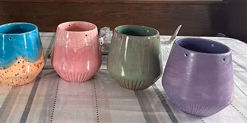 Paint and sip ceramics @ Scribblers Coffee Co.