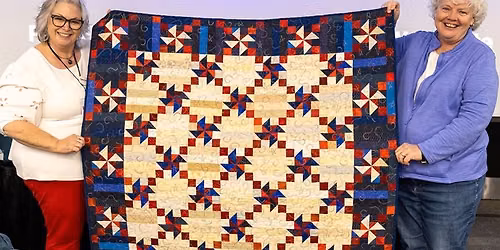 USA250 Patriotic Quilt Exhibit by Cindy Wilson at The Nancy Zieman Sewing Studio & Quilt Shop