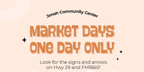 Jonah Market & Yard Sale