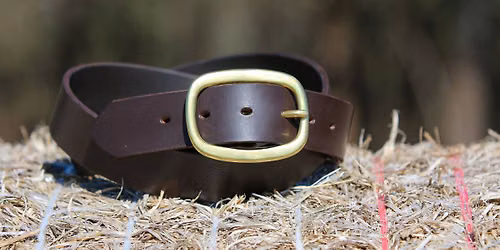 Leather Crafting Night Session - Leather Belt