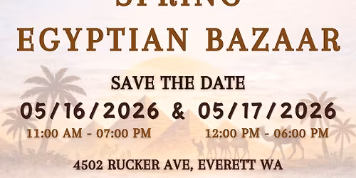 Egyptian Bazaar - Spring 2026