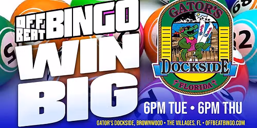 OFF BEAT BINGO GATOR'S DOCKSIDE (Brownwood)
