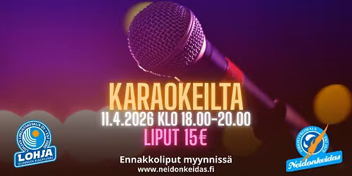 Karaokeilta Neidonkeitaalla!