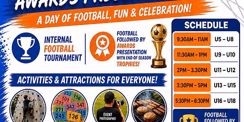 Internal Tournament and End of Season Awards Presentation