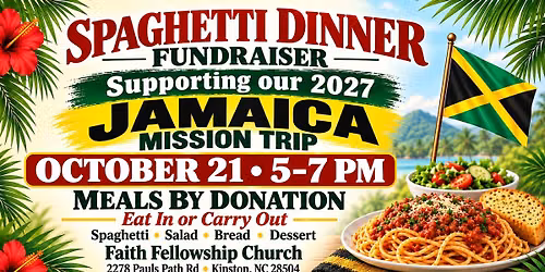 Spaghetti Dinner Fundraiser