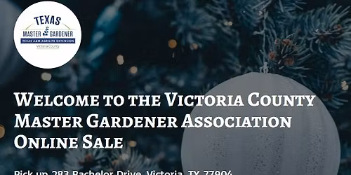 2025 VCMGA ONLINE Christmas Plant Sale Pick-up