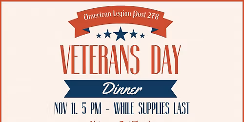Veterans Day Dinner 