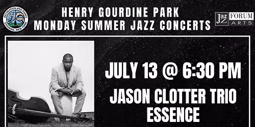 Monday Summer Jazz Concert: Jason Clotter Trio ESSENCE