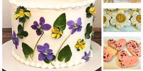 Edible Flower Cake and Tea Party!