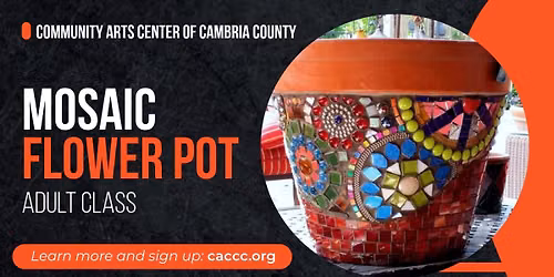 Mosaic Flower Pot (Adult Art Class)