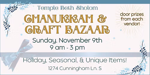 Chanukkah & Craft Bazaar