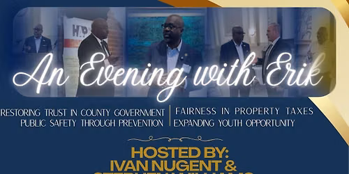 An Evening with Erik     Hosted By: Ivan Nugent and Stephen Williams