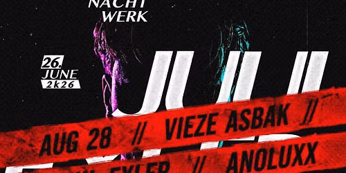 NACHTWERK I 06.26.I JUUL EXLER I ARZEN\u00c1L I BUDAPEST