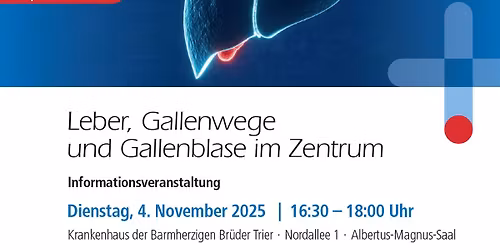 Leber, Gallenwege und Gallenblase im Zentrum