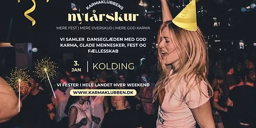 KOLDING \u2022 Karmaklubben \/\/ Nyt\u00e5rskur \u2022 L\u00f8rdag 3. januar