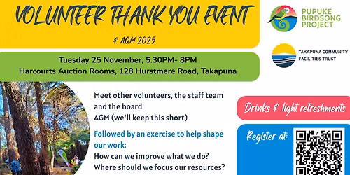 Volunteer Thank You \/ AGM