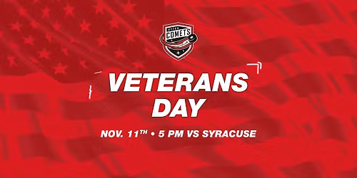 Utica Comets Veterans Day