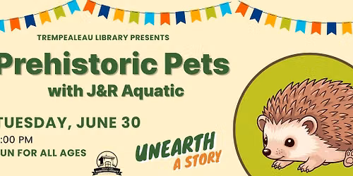 \ud83e\udd96\ud83d\udc22 Prehistoric Pets at the Library!\ud83d\udc0d\ud83e\udd95