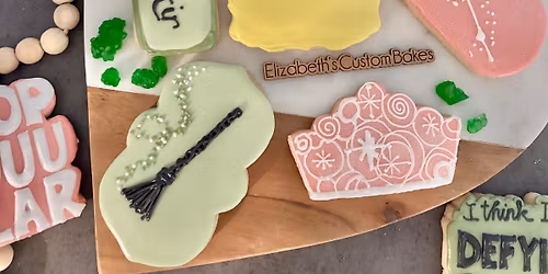 Wicked themed sugar cookie decorating class @penny pinchers brewing 