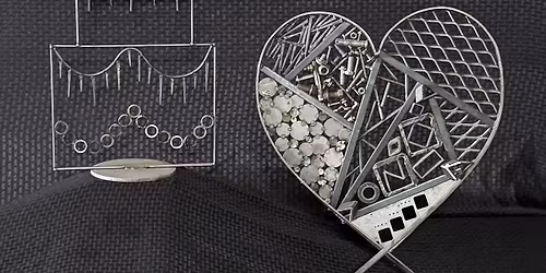 Welded Metal Sculpture Date Night