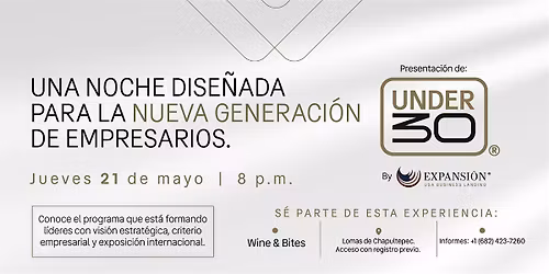 Presentaci\u00f3n UNDER 30 by Expansi\u00f3n