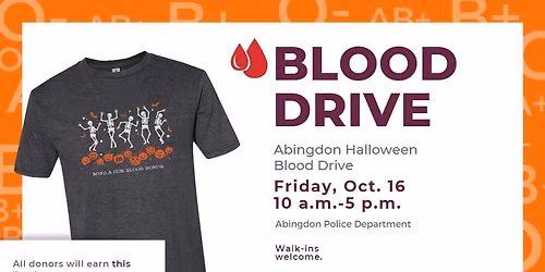Abingdon Halloween Blood Drive