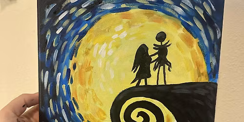 Starry Nightmare Before Christmas Paint-N-Sip