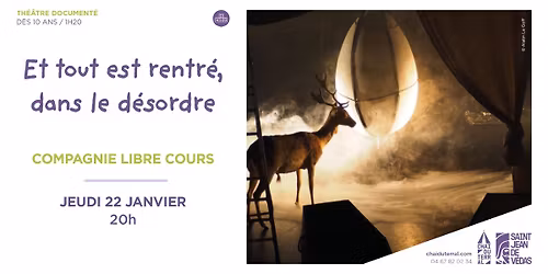 Caf\u00e9 mortel autour du spectacle \u00ab Et tout est rentr\u00e9 dans le d\u00e9sordre \u00bb