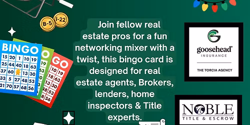 Monthly Real Estate Bingo & Taco Tuesday\u2019s