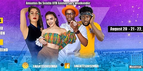 AMANTES DO SEMBA \u2013 8TH ANNIVERSARY WEEKENDER.
