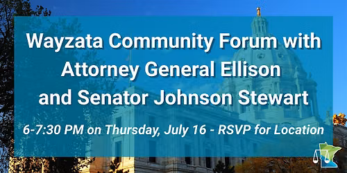 Forum with Attorney General Keith Ellison and Sen. Ann Johnson Stewart