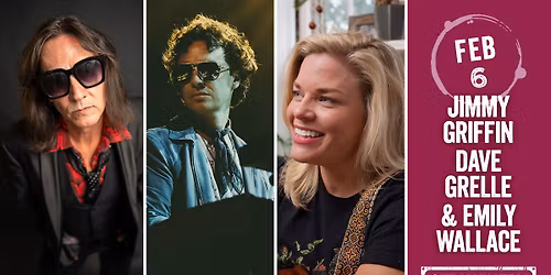Jimmy Griffin, Dave Grelle, & Emily Wallace at City Winery STL