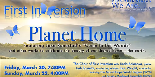 First Inversion presents: Planet Home with Mount Hope World Singers