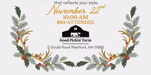 Evergreen Elegance: Wreath Making Workshop