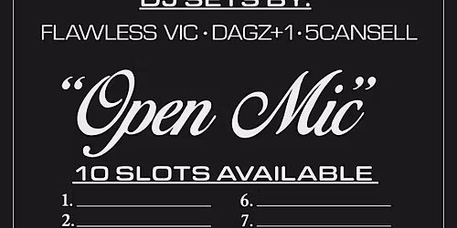 PSA: REHAB OPEN MIC NIGHT