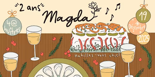 \ud83c\udf84 2 ans Magda & No\u00ebl chic \ud83c\udf84