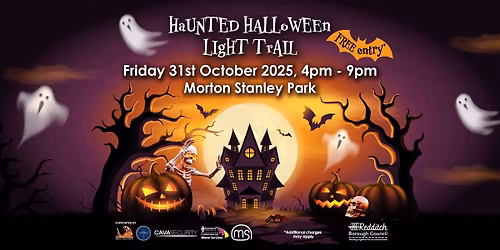 Haunted Halloween Light Trail