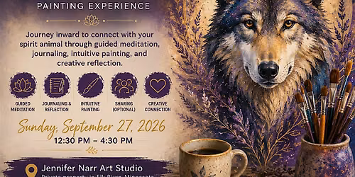 Meet Your Spirit Animal: A Guided Meditation & Painting Experience