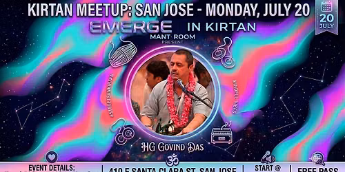 Emerge in Kirtan: Deep Sound Meditation & Vegan Dinner