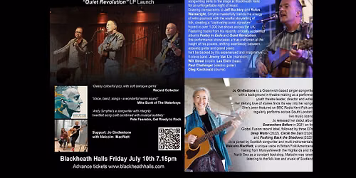 Blackheath Halls The Andy Smythe Band+Jo Girdlestone\/Mal MacWatt