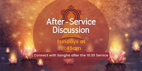 Post-Service Discussion: 2nd Service