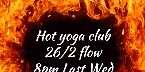 Pop up hot yoga class. The full 26\/2 sequence - 90 minutes