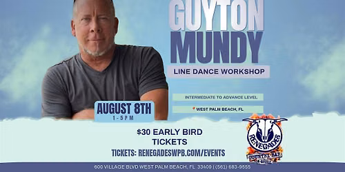 Line Dance Workshop with Guyton Mundy | Renegades