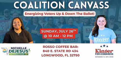 Coalition Canvass with Michelle DeJesus & Marialana Kinter!