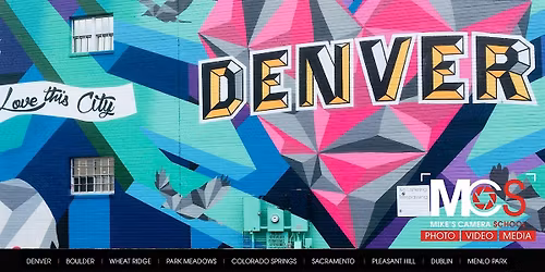 3 Part Denver Street Photography workshop