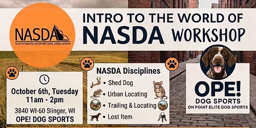 Intro to the World of NASDA Workshop