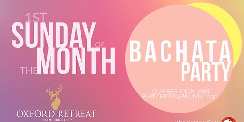 1st Sunday of the Month Bachata party