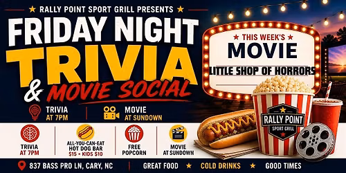 Rally Point  Friday Night Trivia & Movie Social
