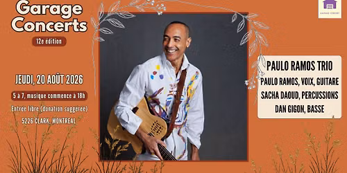 Paulo Ramos Trio : Paulo Ramos, Sacha Daoud, Dan Gigon